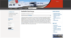 Desktop Screenshot of dethleffsclub.no
